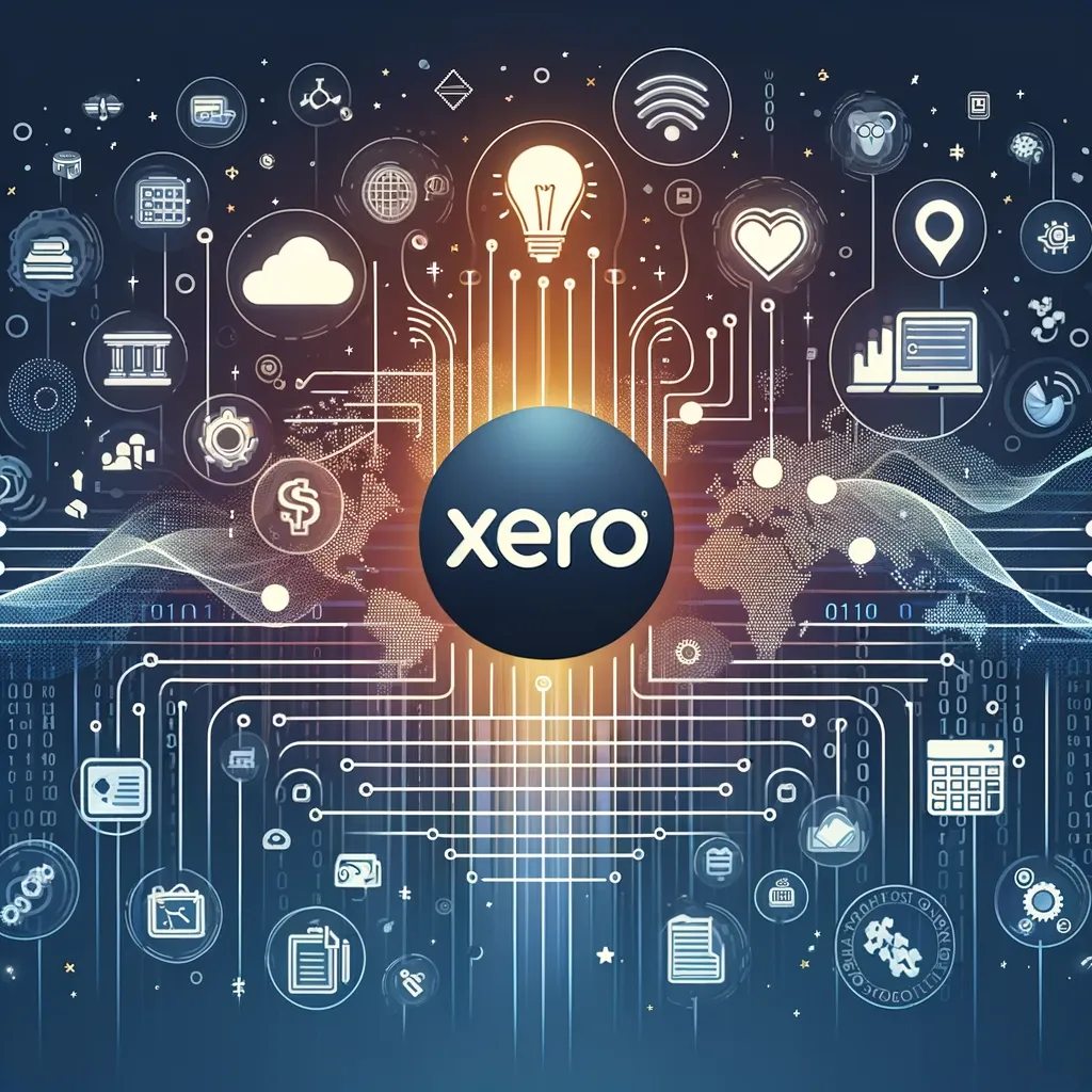 digital-transformation-accounting-xero-theme-cloud-computing-data-analytics-virtual-assistants-evolution-symbols-various-sectors-illustration